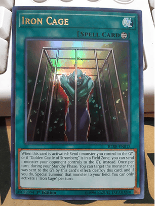 Iron Cage - BLRR-EN012 - Secret Rare