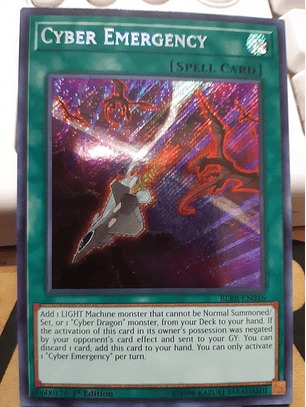 Cyber Emergency - BLRR-EN016 - Secret Rare