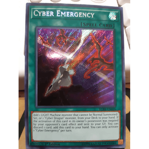 Cyber Emergency - BLRR-EN016 - Secret Rare