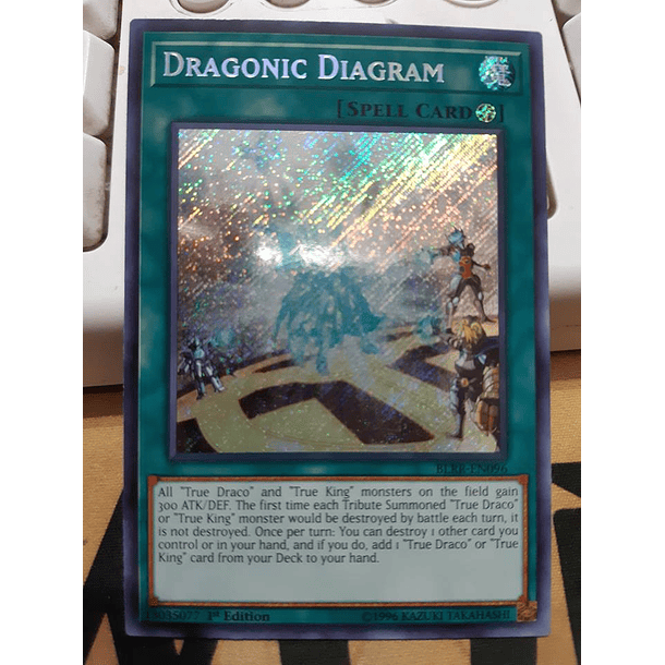 Dragonic Diagram - BLRR-EN096 - Secret Rare 