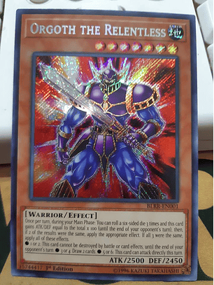 Orgoth the Relentless - BLRR-EN001 - Secret Rare