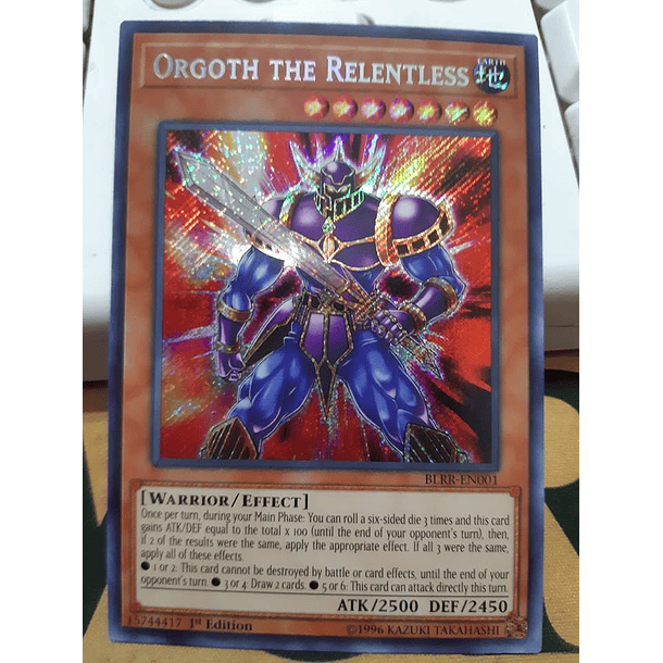 Orgoth the Relentless - BLRR-EN001 - Secret Rare