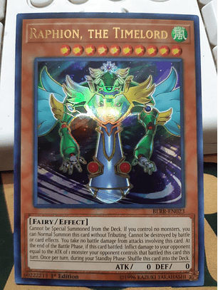 Raphion, the Timelord - BLRR-EN023 - Ultra Rare 