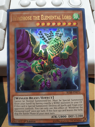 Windrose the Elemental Lord - BLRR-EN070 - Ultra Rare