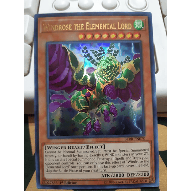 Windrose the Elemental Lord - BLRR-EN070 - Ultra Rare