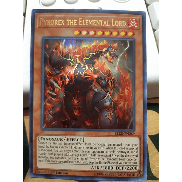 Pyrorex the Elemental Lord - BLRR-EN069 - Ultra Rare