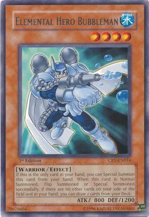 Elemental Hero Bubbleman - CRV-EN014 - Rare