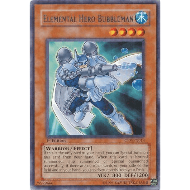 Elemental Hero Bubbleman - CRV-EN014 - Rare