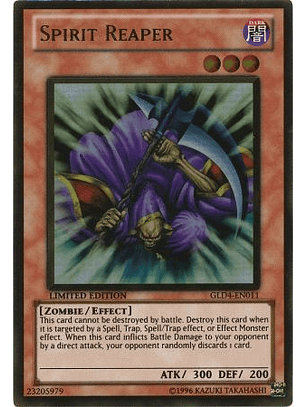 Spirit Reaper - GLD4-EN011 - Gold Rare (jugada)