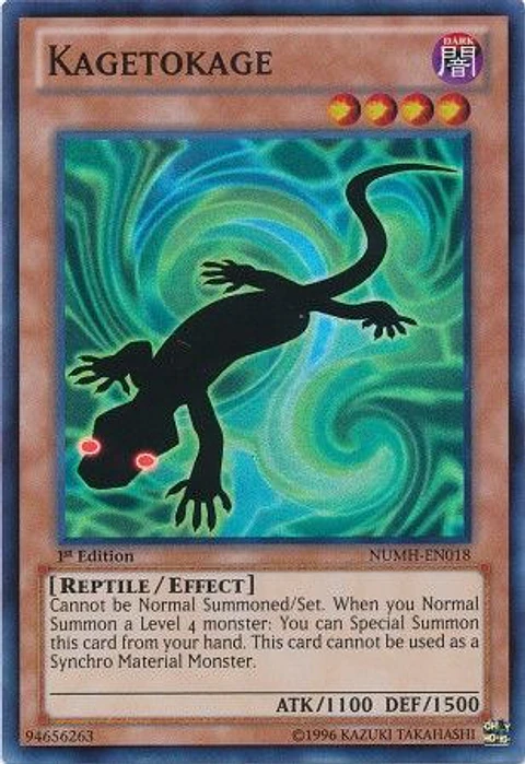 Kagetokage - NUMH-EN018 - Super Rare 