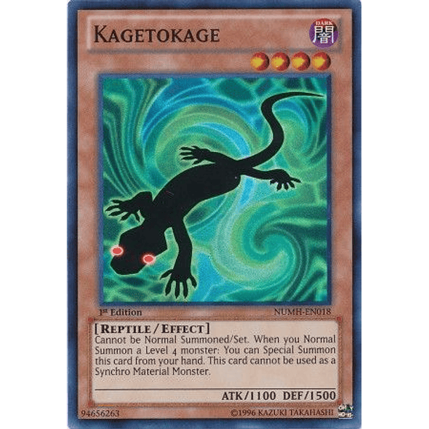 Kagetokage - NUMH-EN018 - Super Rare 