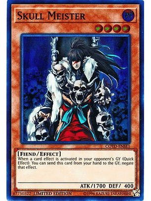 Skull Meister - COTD-ENSE1 - Super Rare Limited Edition 