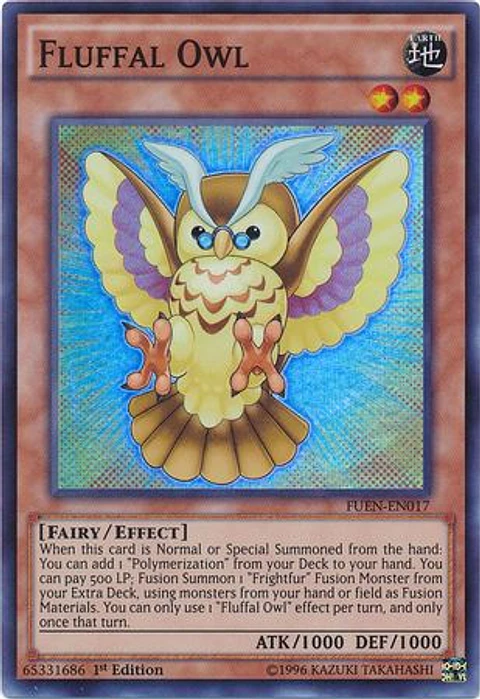 Fluffal Owl - FUEN-EN017 - Super Rare 