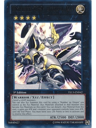 Number C39: Utopia Ray - YS13-EN042 - Ultra Rare