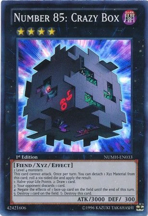 Number 85: Crazy Box - NUMH-EN033 - Super Rare