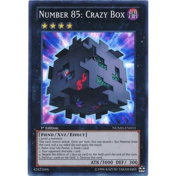 Number 85: Crazy Box - NUMH-EN033 - Super Rare