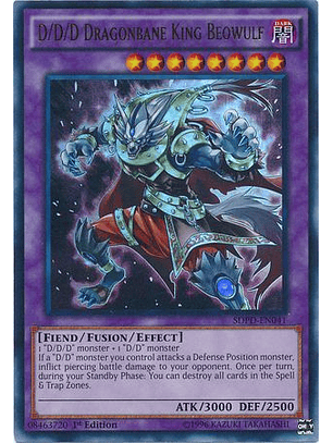 D/D/D Dragonbane King Beowulf - SDPD-EN041 - Ultra Rare 