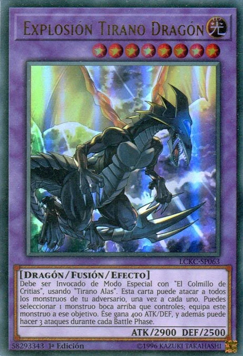 Tyrant Burst Dragon - LCKC-EN063 - Ultra Rare (español)