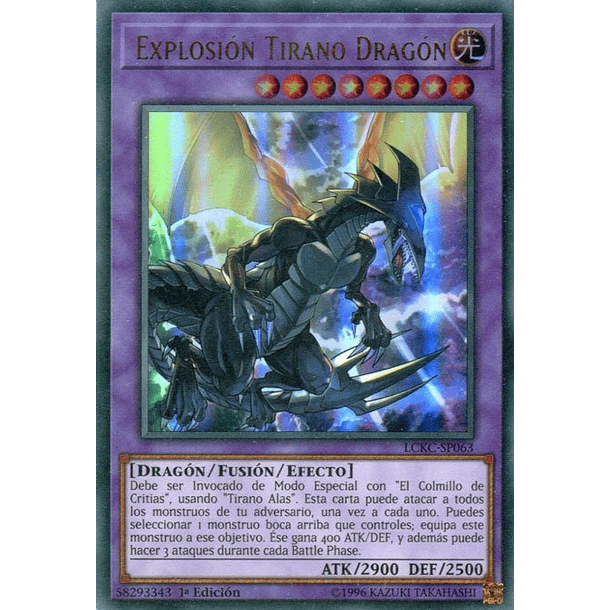 Tyrant Burst Dragon - LCKC-EN063 - Ultra Rare (español)