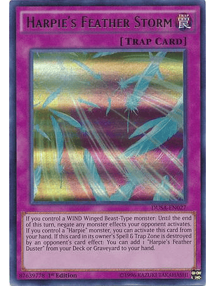 Harpie's Feather Storm - DUSA-EN027 - Ultra Rare 