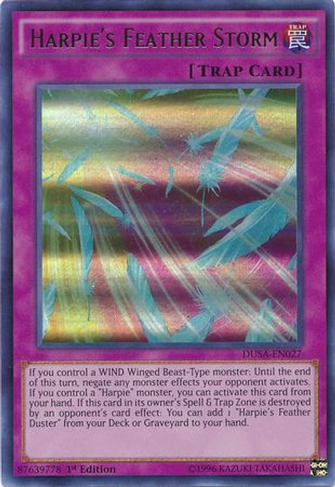 Harpie's Feather Storm - DUSA-EN027 - Ultra Rare 