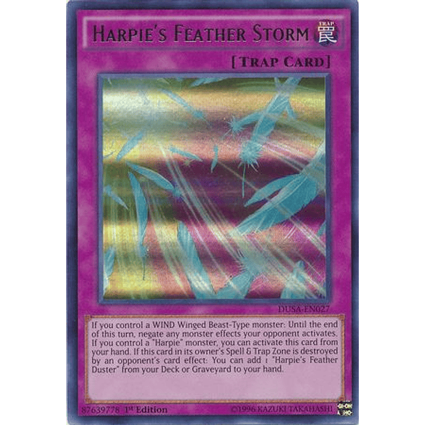Harpie's Feather Storm - DUSA-EN027 - Ultra Rare 