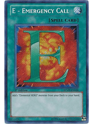 E - Emergency Call - RYMP-EN024 - Secret Rare