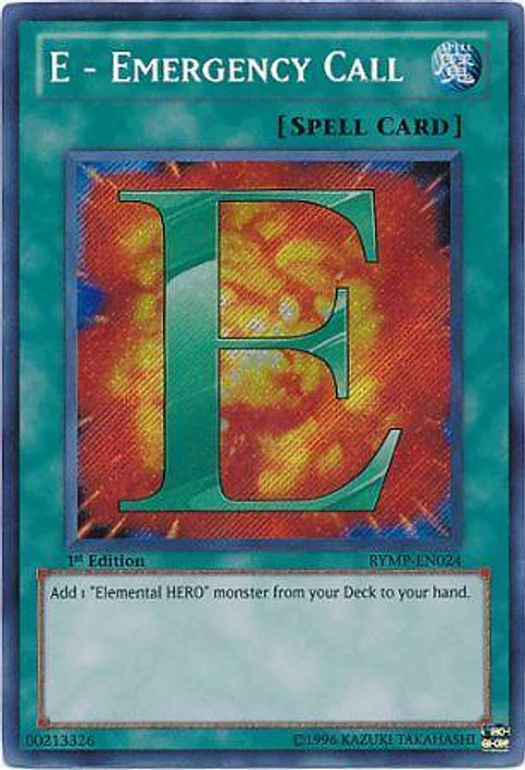 E - Emergency Call - RYMP-EN024 - Secret Rare