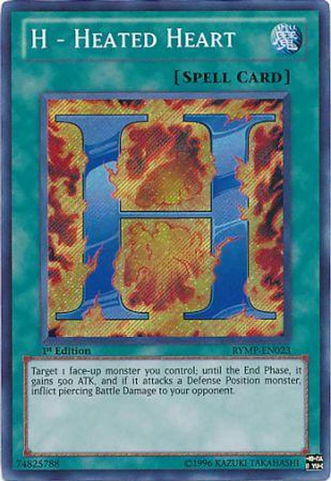 H - Heated Heart - RYMP-EN023 - Secret Rare