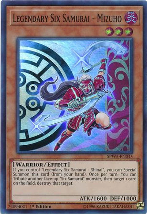 Legendary Six Samurai - Mizuho - SPWA-EN045 - Super Rare