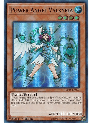 Power Angel Valkyria - SR05-EN003 - Super Rare