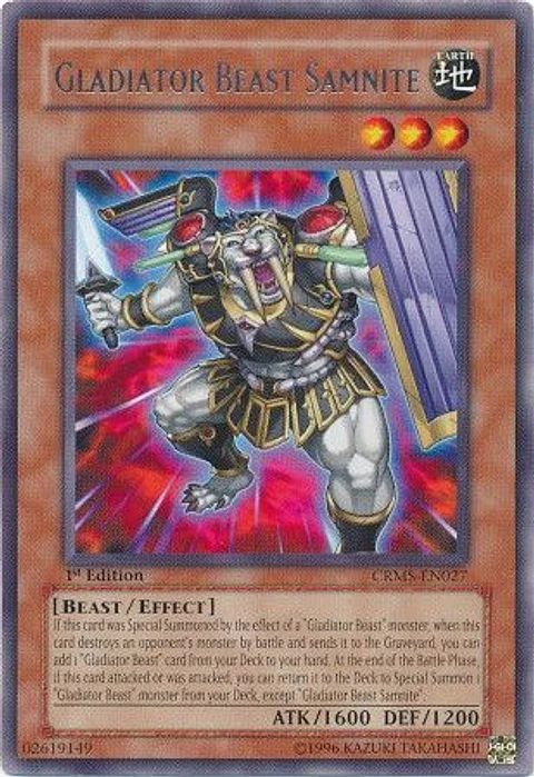 Gladiator Beast Samnite - CRMS-EN027 - Rare