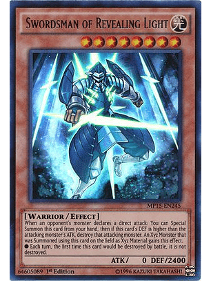 Swordsman of Revealing Light - MP15-EN245 - Ultra Rare
