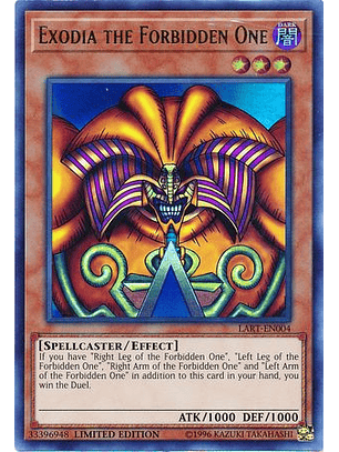 Exodia the Forbidden One - LART-EN004 - Ultra Rare (Español) gratis en pedidos mayores a 600