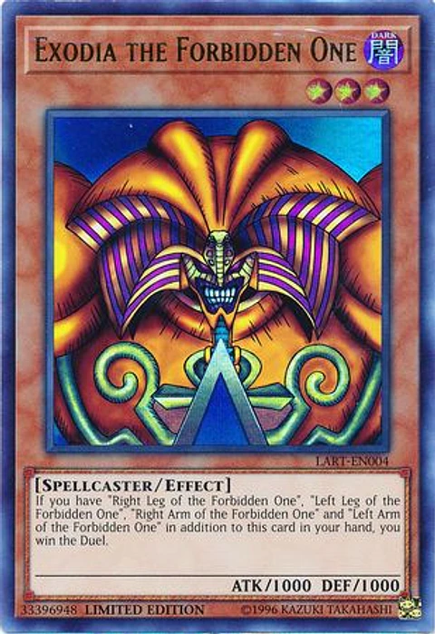 Exodia the Forbidden One - LART-EN004 - Ultra Rare (Español) gratis en pedidos mayores a 600