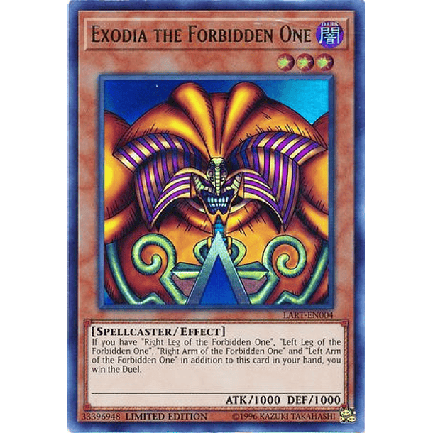 Exodia the Forbidden One - LART-EN004 - Ultra Rare (Español) gratis en pedidos mayores a 600