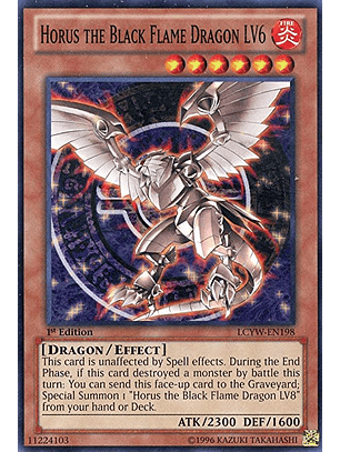 Horus the Black Flame Dragon LV6 - LCYW-EN198 - Common