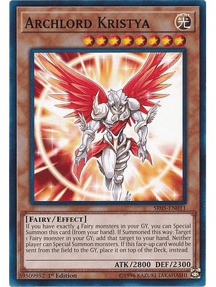 Archlord Kristya - SR05-EN011 - Common