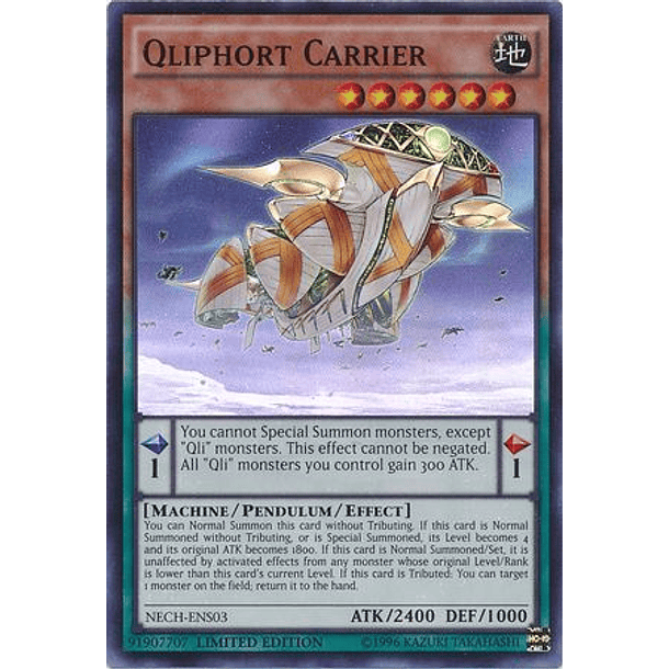 Qliphort Carrier - NECH-ENS03 - Super Rare