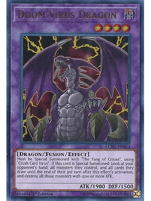 Doom Virus Dragon - LCKC-EN064 - Ultra Rare (español)