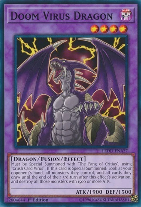 Doom Virus Dragon - LEDD-ENA37 - Common 