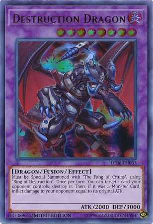 Destruction Dragon - LC06-EN003 - Ultra Rare Limited Edition 1