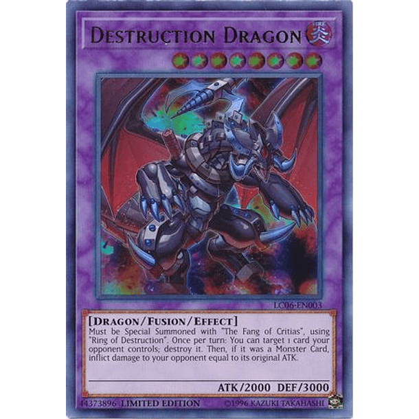 Destruction Dragon - LC06-EN003 - Ultra Rare Limited Edition