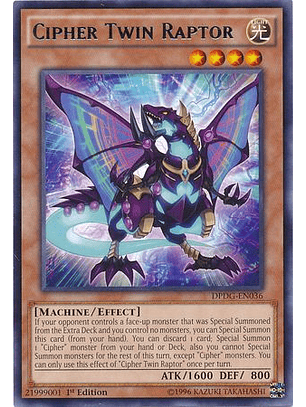 Cipher Twin Raptor - DPDG-EN036 - Rare