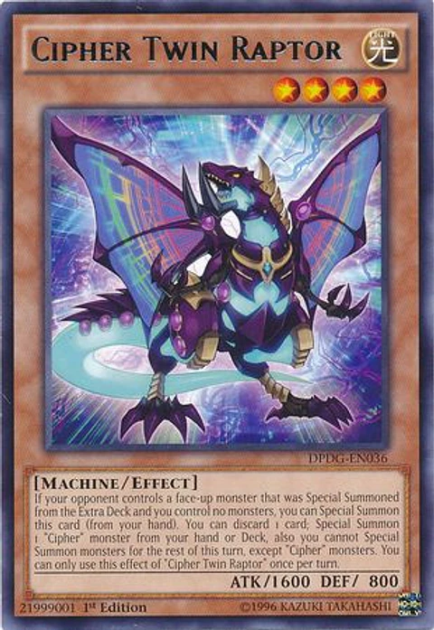 Cipher Twin Raptor - DPDG-EN036 - Rare