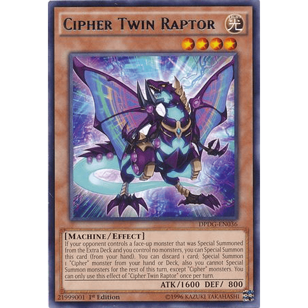 Cipher Twin Raptor - DPDG-EN036 - Rare