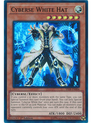 Cyberse White Hat - YS18-EN004 - Ultra Rare