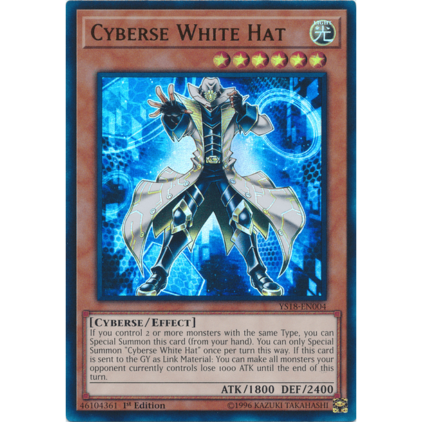 Cyberse White Hat - YS18-EN004 - Ultra Rare