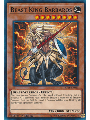 Beast King Barbaros - YS18-EN013 - Common