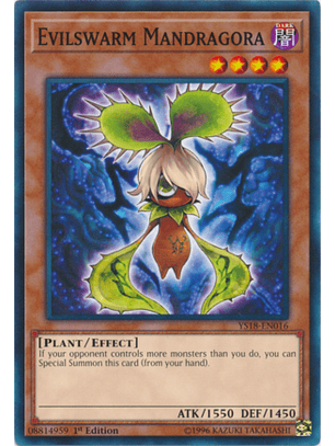 Evilswarm Mandragora - YS18-EN016 - Common